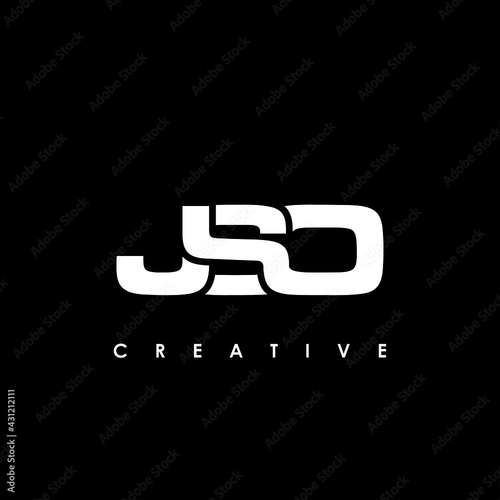 JSO Letter Initial Logo Design Template Vector Illustration JSO Letter Initial Logo Design Template Vector Illustration