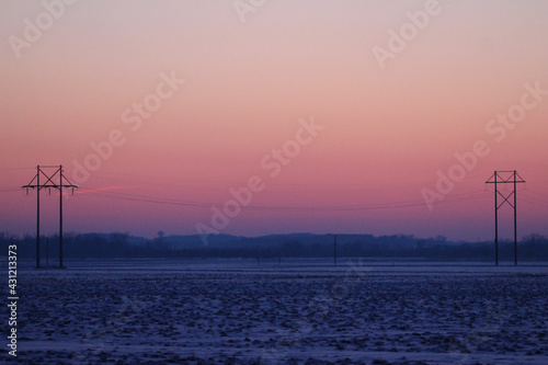 Late Winter Sunset in the Country © Susie