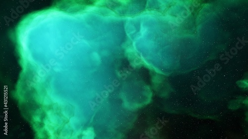 nebula gas cloud in deep outer space, abstract colorful background