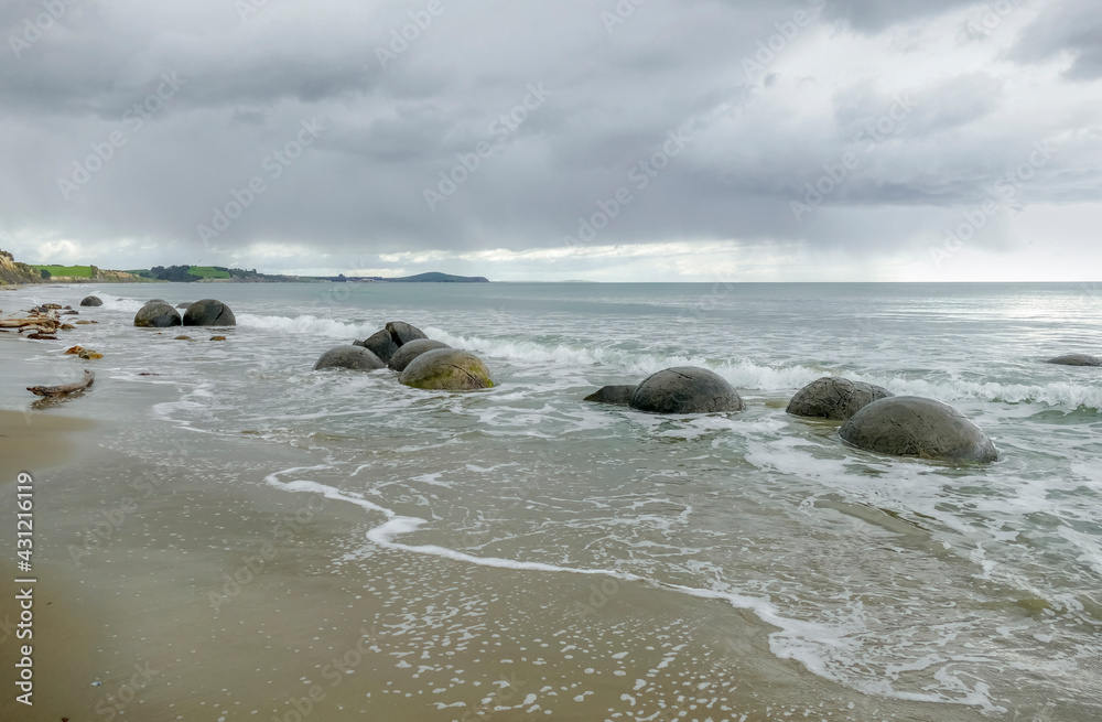 Moeraki Boulders at Koekohe Beach