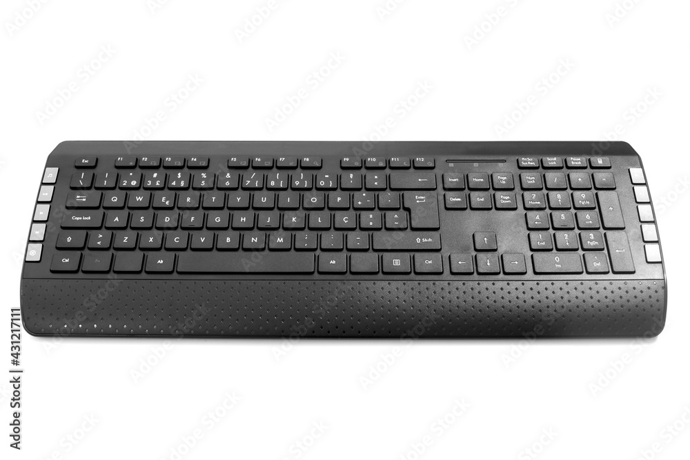 Black personal computer keyboard