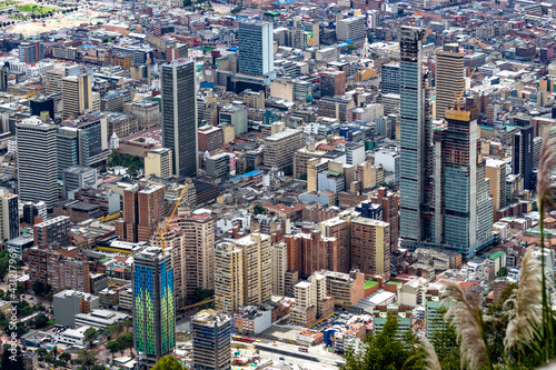 Landscape view of Bogota, Colombia