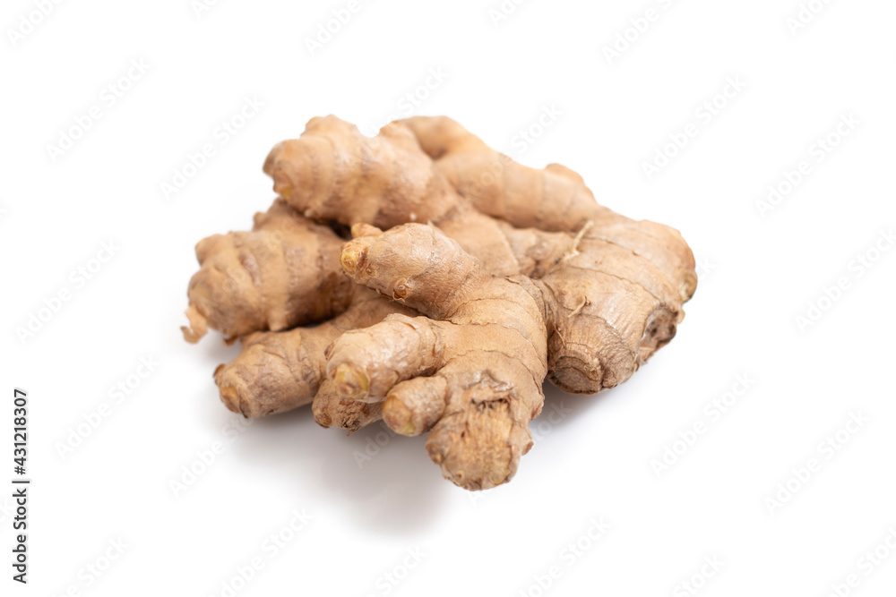 Close up of ginger root vegetable