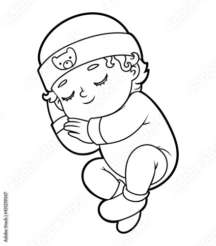 Coloring book for kids, Baby