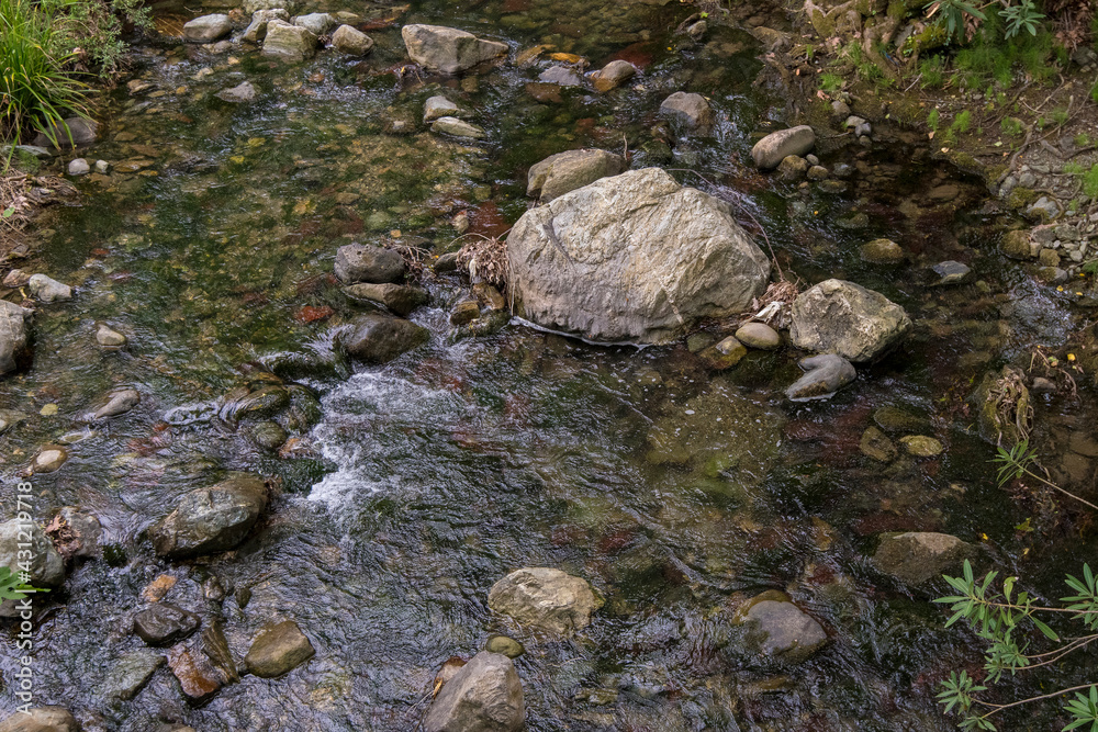 Rock's and stones in a creek near Kato Mixorouma, Crete, Greece Rock's and stones in a creek near Kato Mixorouma, Crete, Greece