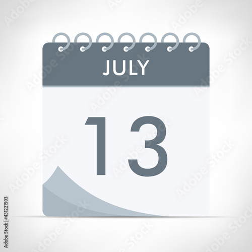 July 13 - Calendar Icon