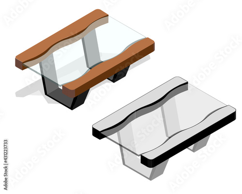 illustration of a table