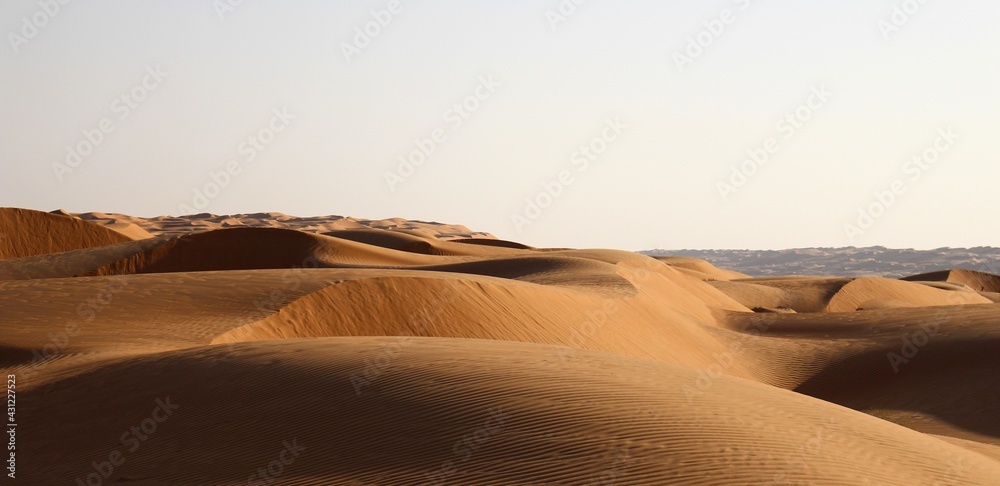 Dunes of Wahiba sands, Oman Dunes of Wahiba sands, Oman