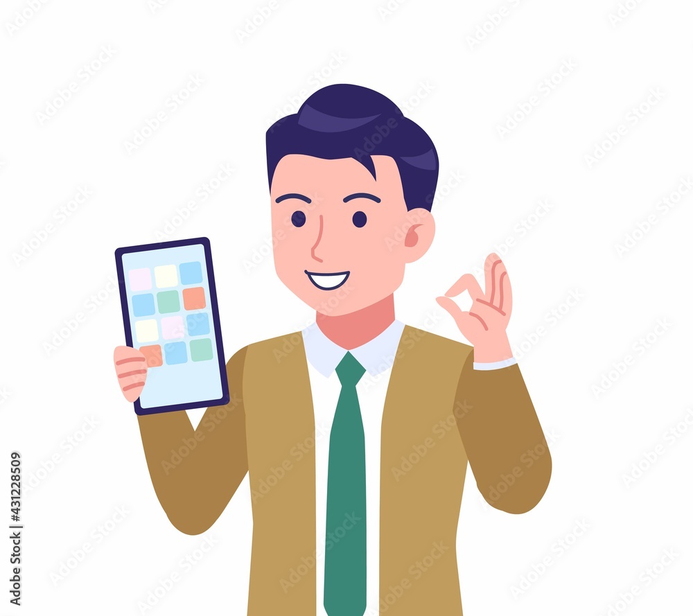 ネクタイをした若い男性 ネクタイをした若い男性