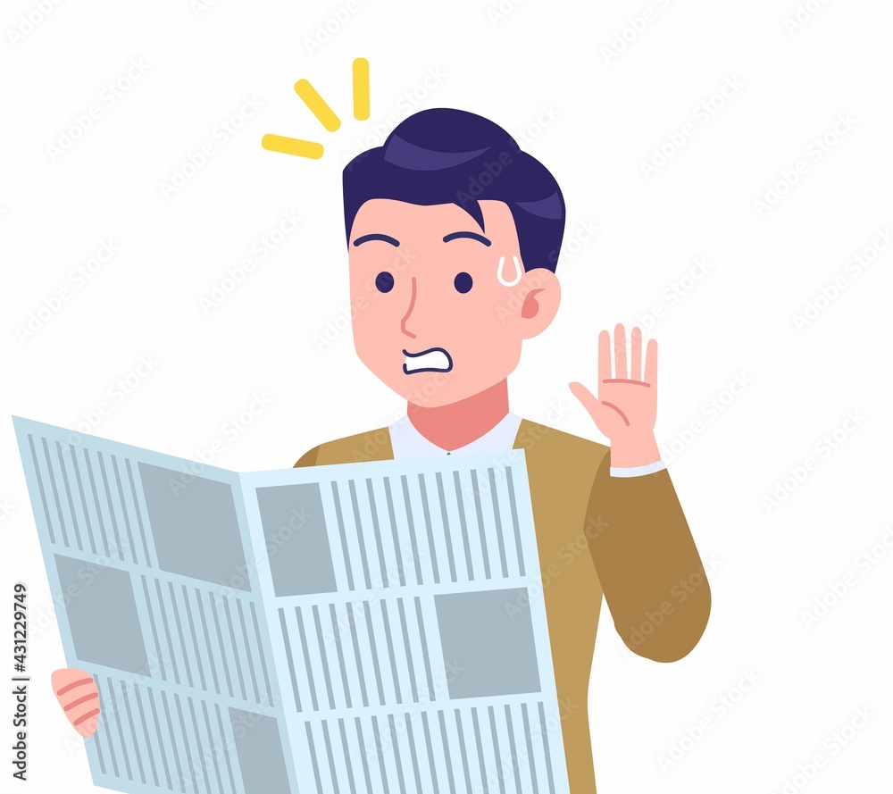 ネクタイをした若い男性