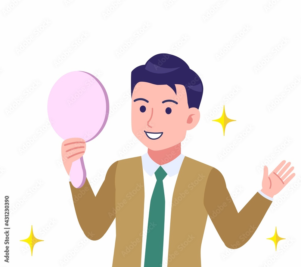 ネクタイをした若い男性