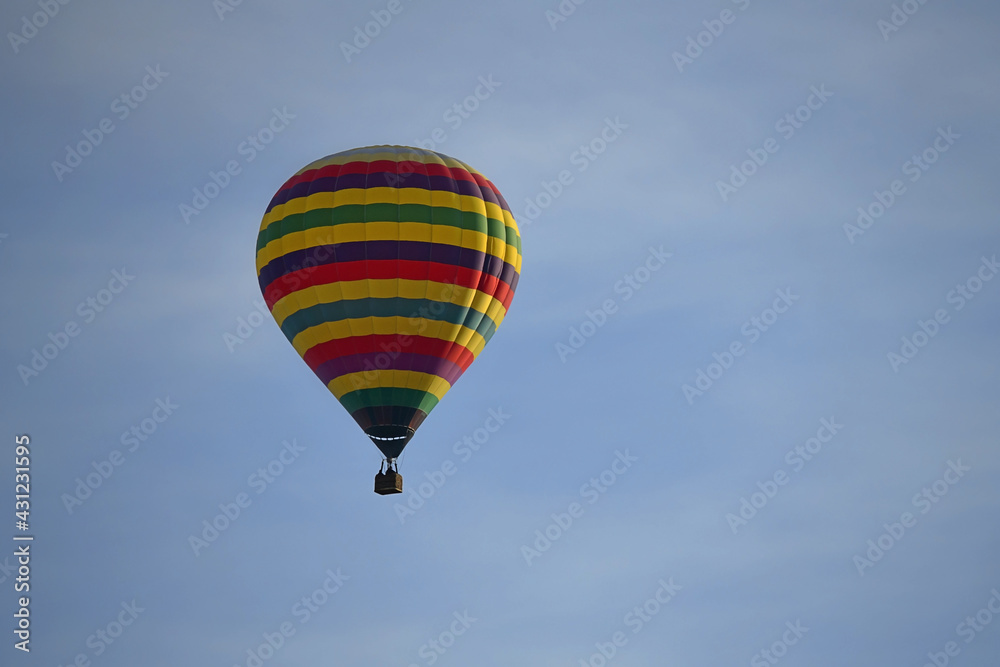 Hot Air Balloon in a beautiful Sky Hot Air Balloon in a beautiful Sky