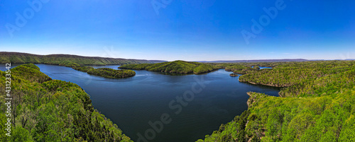 Pano Hawn's Overlook Aerial view