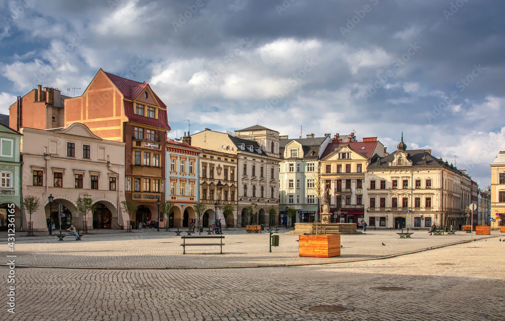 the old town Cieszyn, Main Market