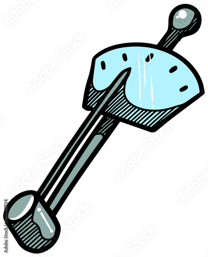 Torque wrench icon  style color vector illustration