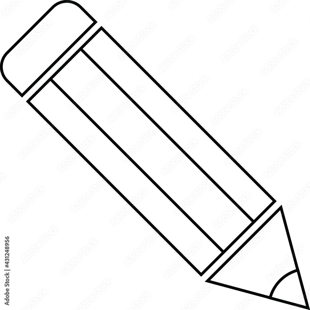 pencil isolated on white background pencil isolated on white background