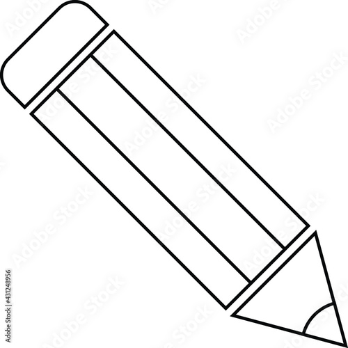 pencil isolated on white background