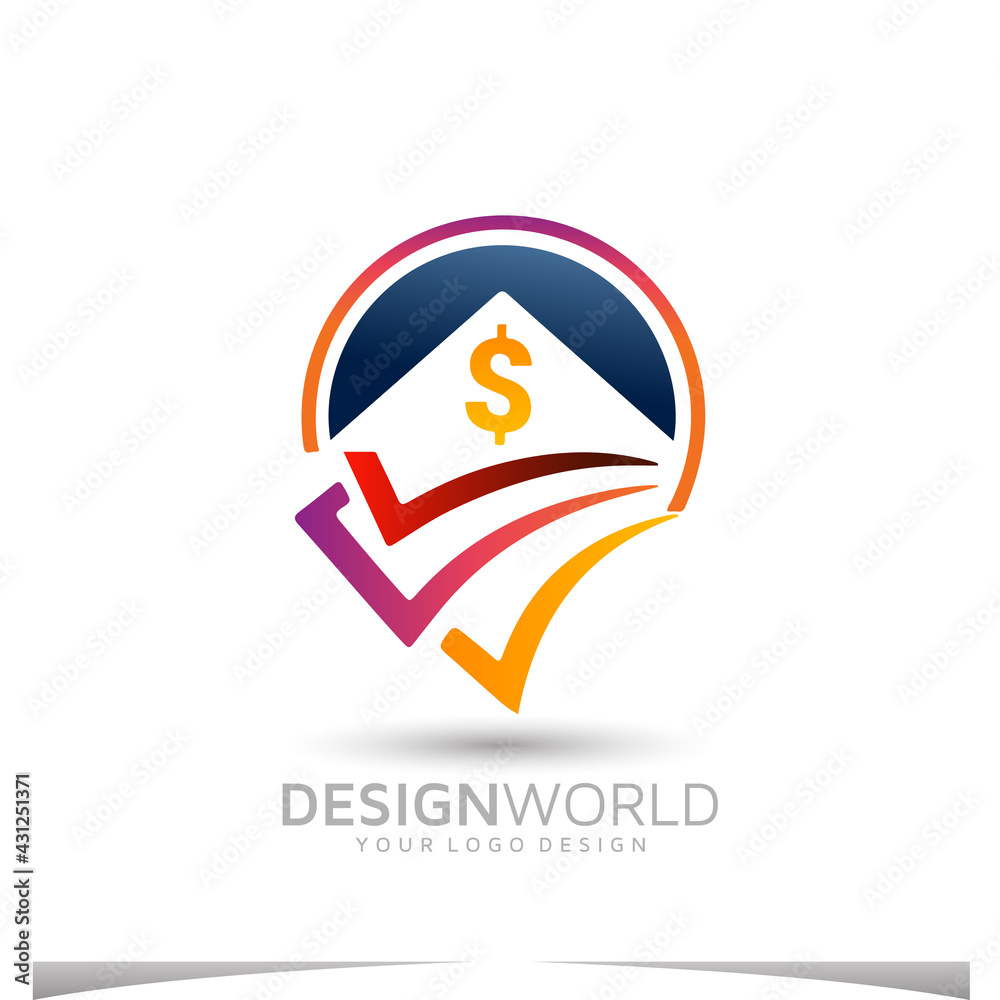 True Cash Offer vector logo design template.