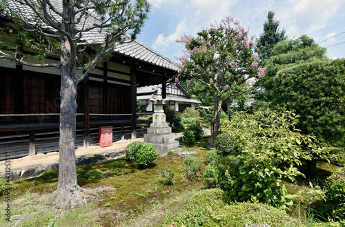 盛安寺 本堂前の植栽 滋賀県大津市坂本