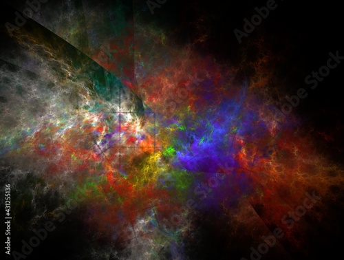 Imaginatory fractal background generated Image