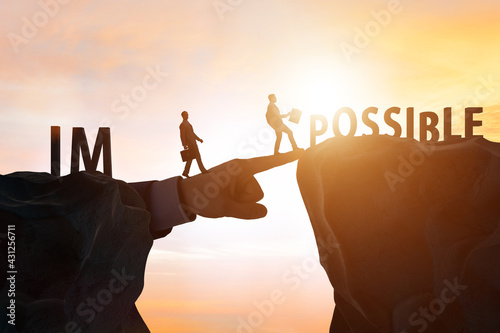 The concept of impossible becoming possible