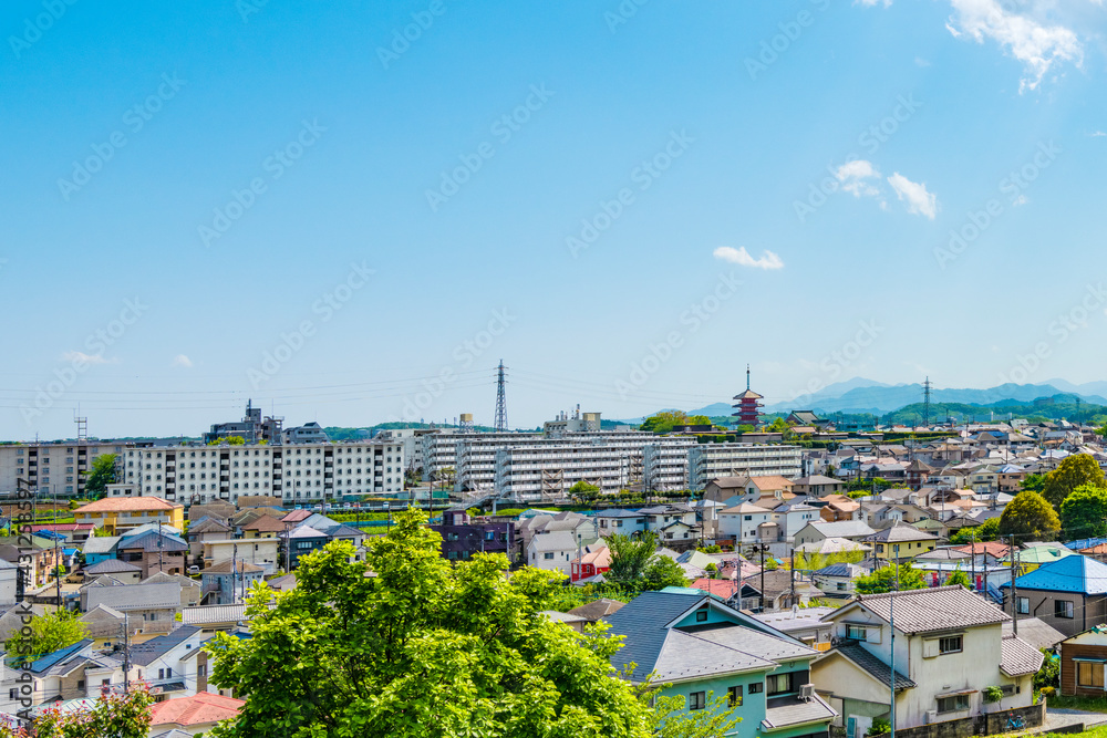 Japan's residential area, suburbs of Tokyo 　日本の住宅地、東京郊外	