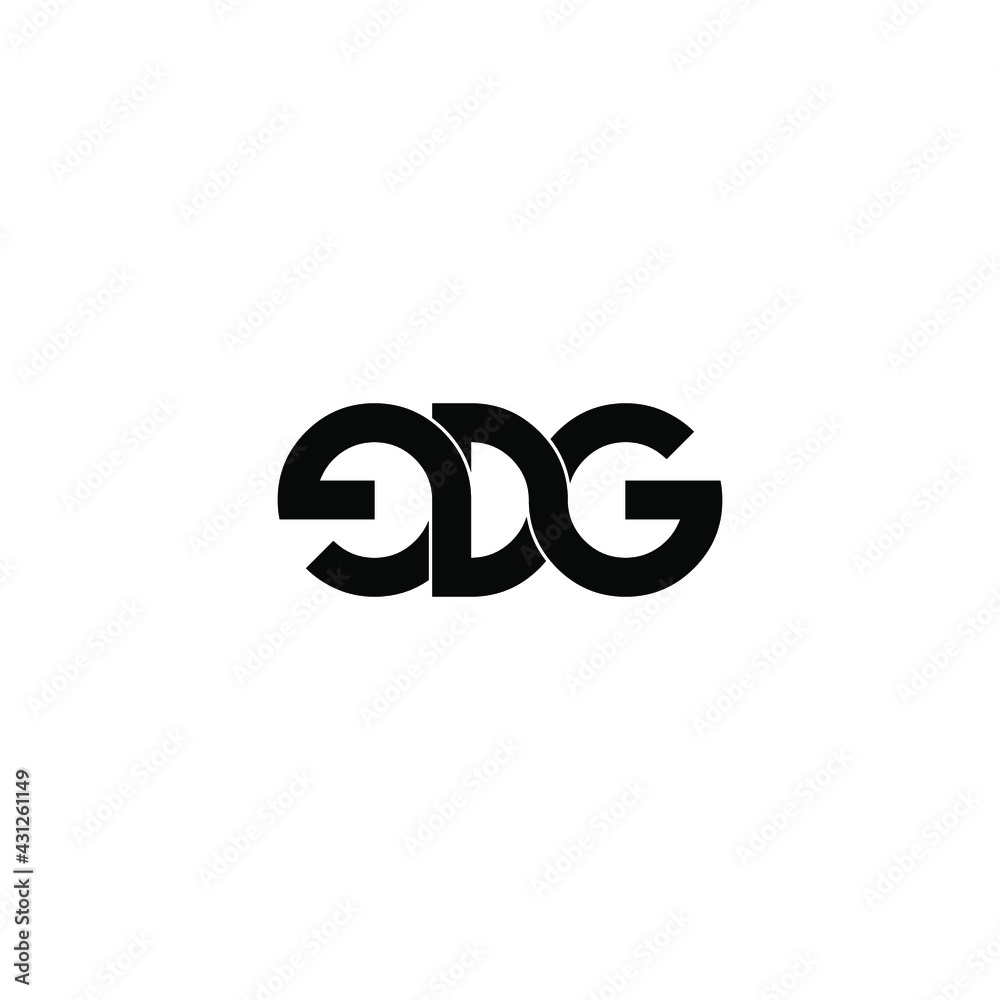edg letter original monogram logo design edg letter original monogram logo design