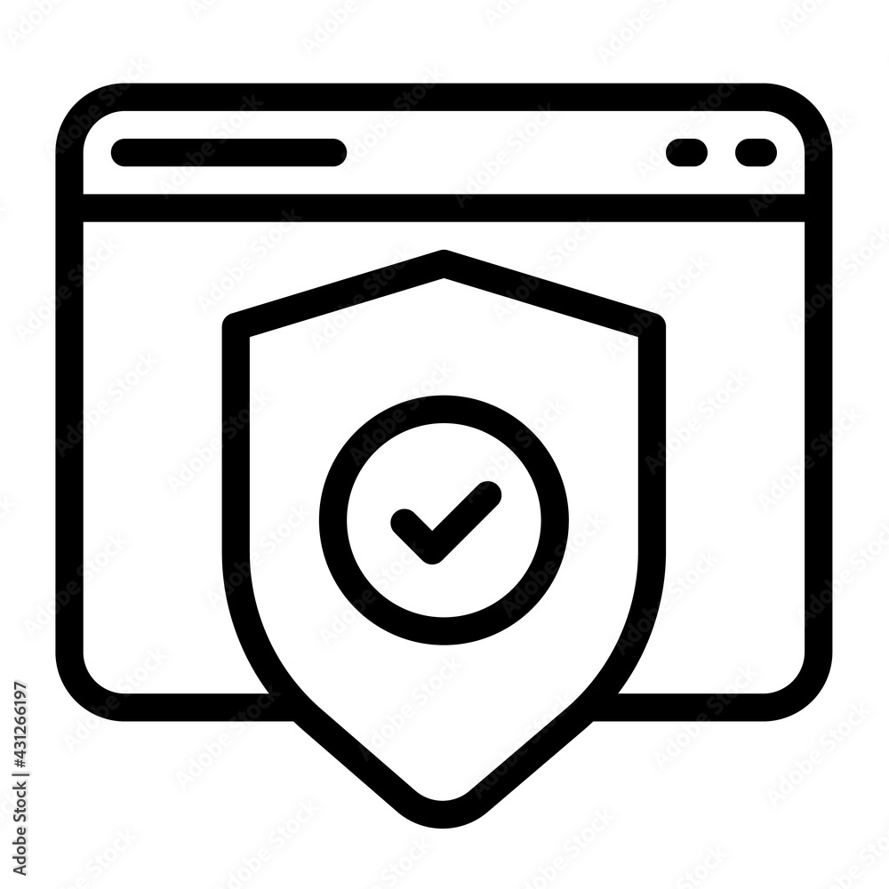 security vpn safe protection single isolated icon with outline style security vpn safe protection single isolated icon with outline style
