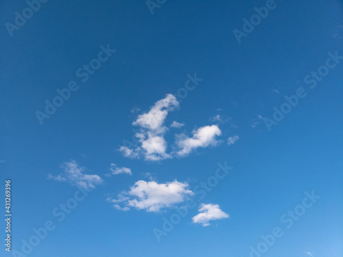 blue sky with clouds