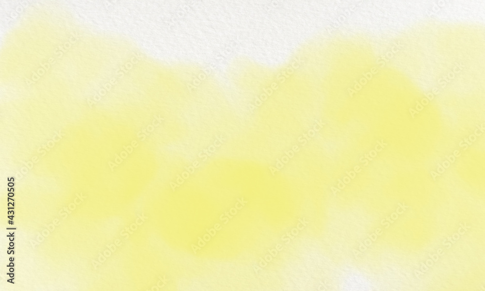 butter watercolor background on white canvas