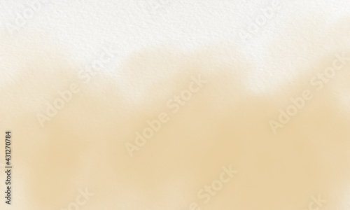 tan watercolor background on white canvas