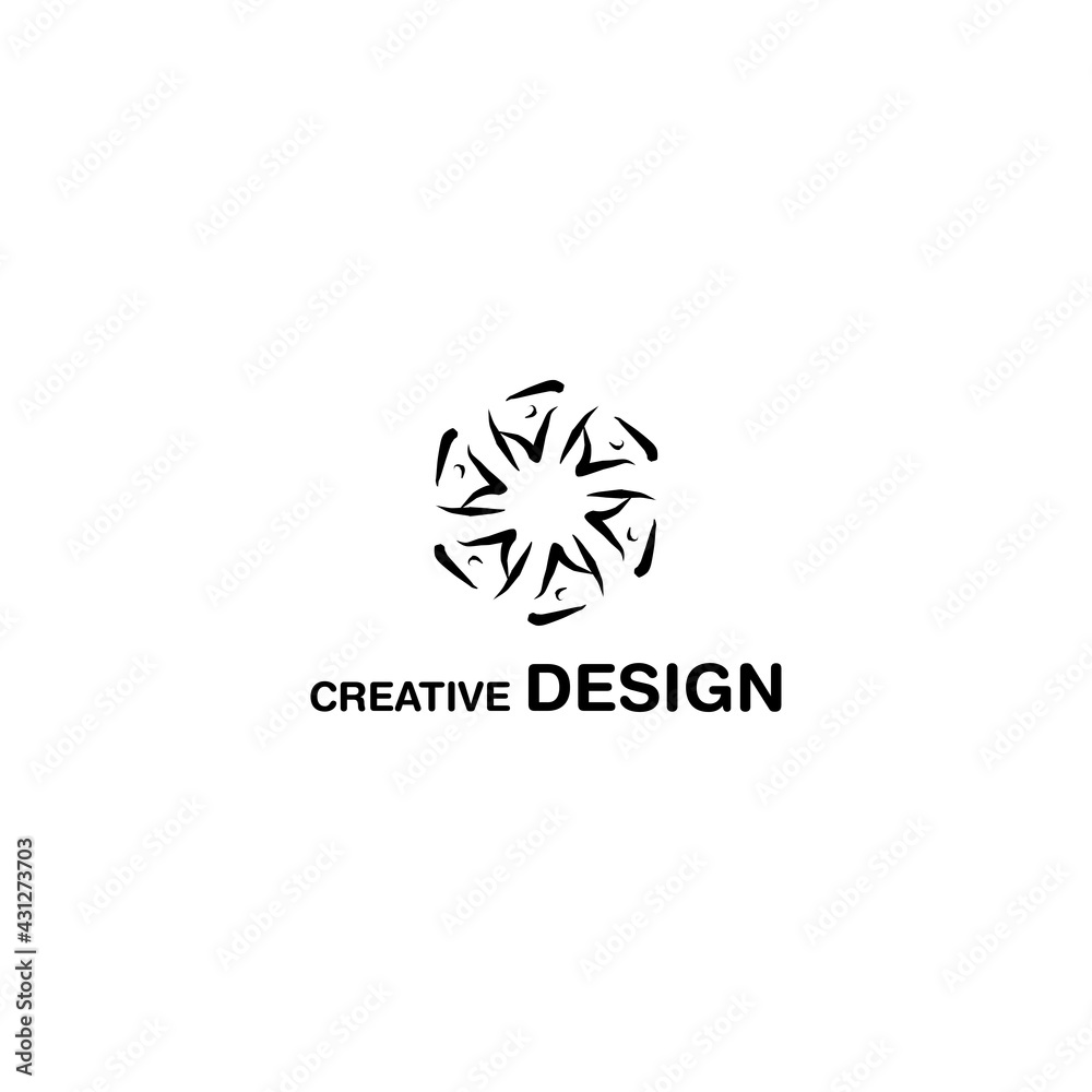 Elegant Hand Drawn Creative Logo Design Vector EPS10 Elegant Hand Drawn Creative Logo Design Vector EPS10