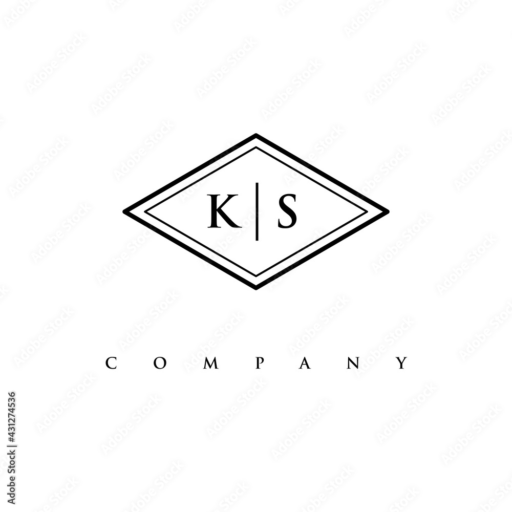 initial KS logo design vector initial KS logo design vector