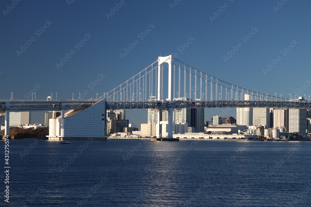 Fototapeta premium 豊洲ぐるり公園から見える風景