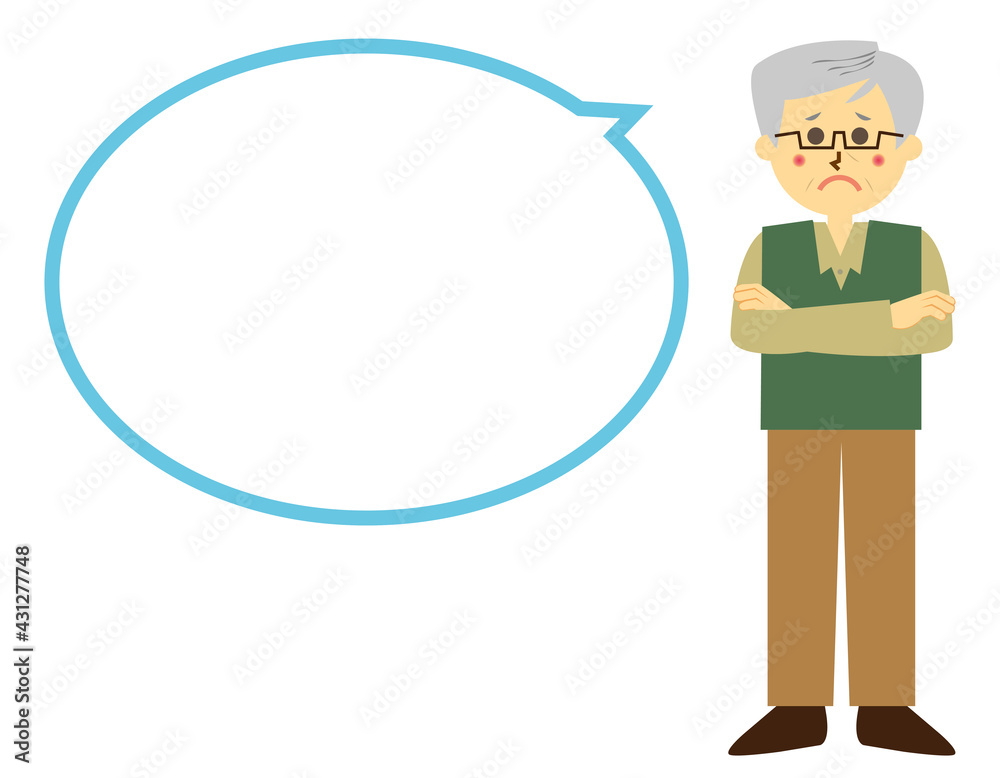 年配の男性のベクターイラスト 年配の男性のベクターイラスト