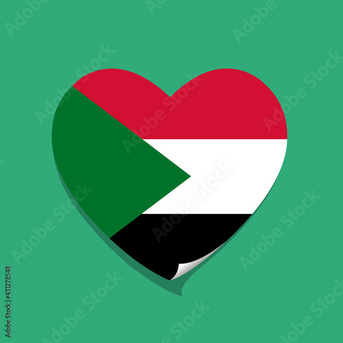 Free Download I love South Sudan flag heart - GFXLoad
