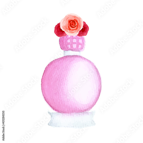 Pink Parfume watercolor