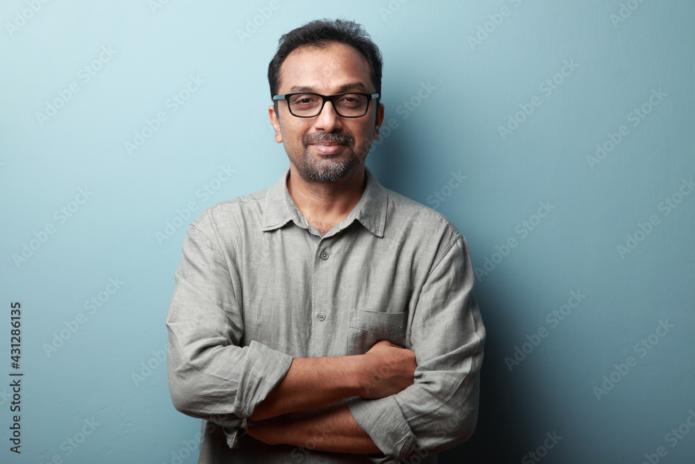 Portrait of a happy man of Indian origin Portrait of a happy man of Indian origin