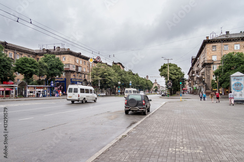 Street in the rain