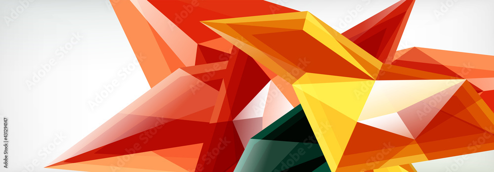 Vector 3d triangles and pyramids abstract background for business or technology presentations, internet posters or web brochure covers Vector 3d triangles and pyramids abstract background for business or technology presentations, internet posters or web brochure covers