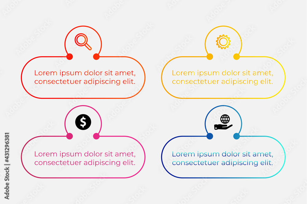 Business process. Gradient step by step. Vector business template for presentation. Business process Business process. Gradient step by step. Vector business template for presentation. Business process