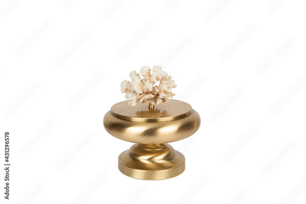 decorative metal vase jar isolated on white decorative metal vase jar isolated on white