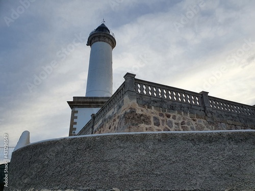 Botafoch Lighthouse in Ibiza, Spain photo