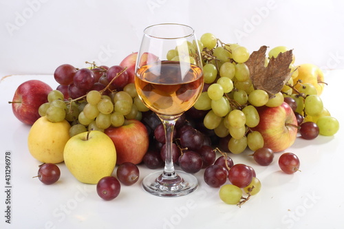 still life with grapes