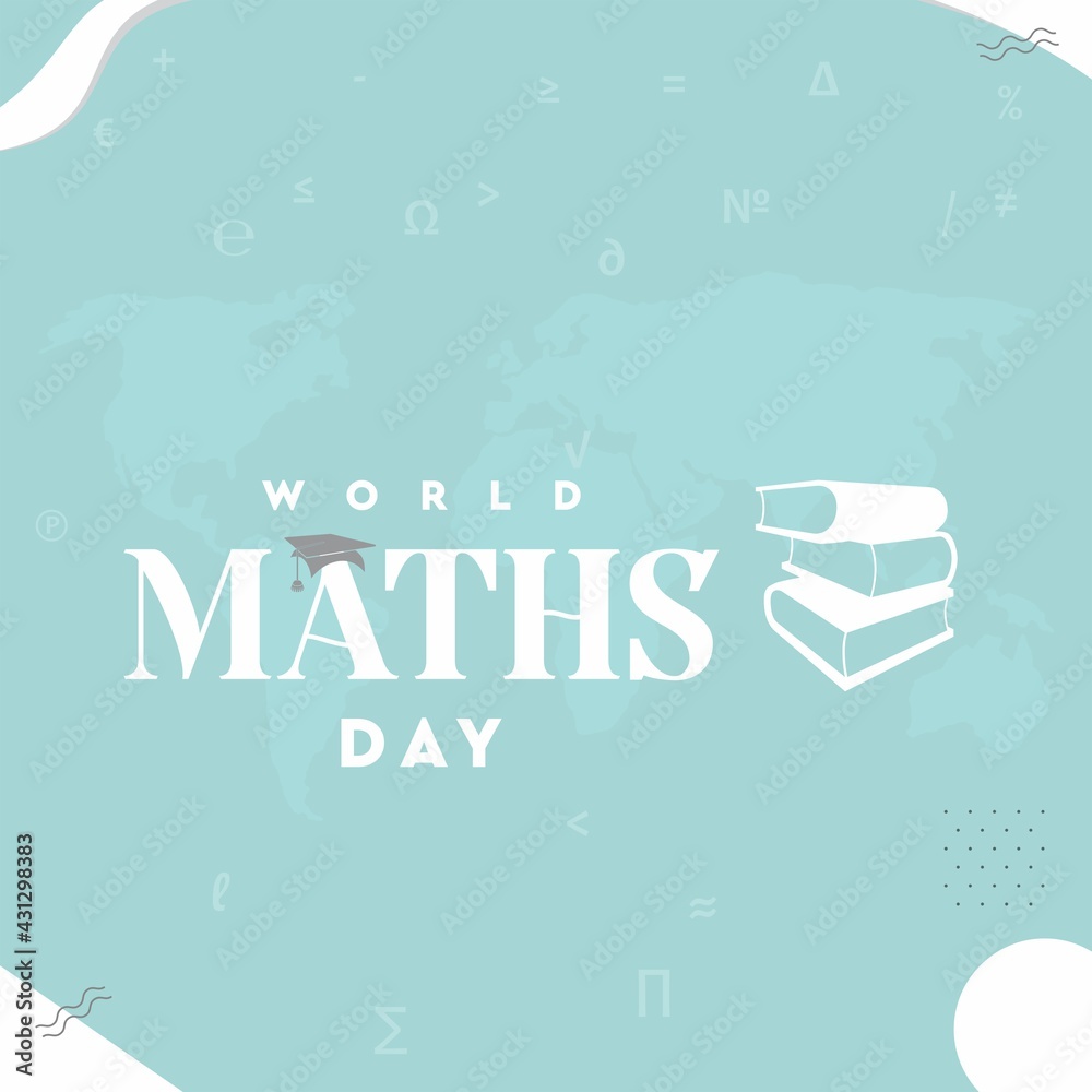 world mathematics day poster