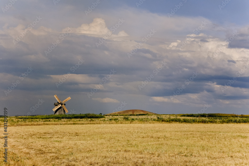 windmill in the field