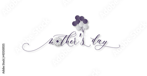 vector illustration of Mothers day. background.