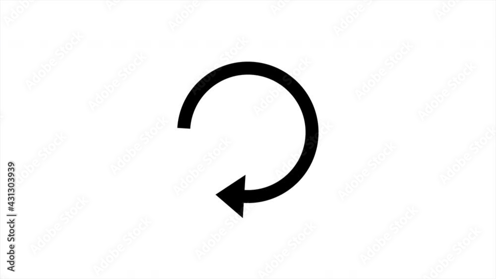 Animation of spinning arrows. Loading, downloading, animation, arrow, circulation. 4K video. Animation of spinning arrows. Loading, downloading, animation, arrow, circulation. 4K video.