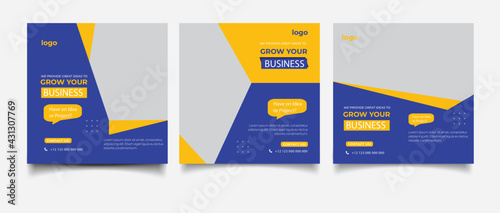 Digital marketing social media post template

