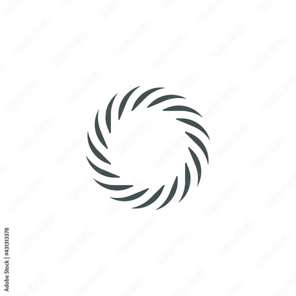 Vortex Circle logo abstract circle shape - spiral motion twirl twist curve rotation spin whirlpool radial warp geometric shape for businesses - spinning circle Vortex Circle logo abstract circle shape - spiral motion twirl twist curve rotation spin whirlpool radial warp geometric shape for businesses - spinning circle